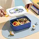 3 Compartment Lunch Box Plastic Dome Lunch Box Lunch Box With 3 Inserts