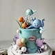Team Decoration Children'S Toy Happy Birthday Undersea Ocean Expedition Baking Doll Cake Decoration Cake Topper Sea Cake Decorations Baby Shower Whale Topper Ocean Theme Cake Toppers Happy Birthday Party Supplies Ocean Theme Cake Topper Sea Cake Decoratio