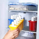 Ice Cream Popsicle Molds 5-Cavity Ice Pop Maker Ice Cream Bar Molds