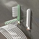 Folding Hanger Storage Rack Non-perforated Multi-functional Bathroom Balcony Clothes Shelf Home Gadgets Organizer Storage Rack
