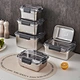 Convenient Stainless Steel Antibacterial Fresh-Keeper New Refrigerator Storage Box for Fruit Vegetables Kitchen Freezer Storage