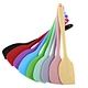 Large Size 28.3cm Silicone Spatula Heat Resistant Food Grade Cake Scraper Cream Kitchen Scraper for Baking Cake Tools