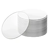 High Transparent Acrylic Cake Decorating Supplies Round Shape PMMA Plastic Cake Decorative Painting Lens Cake Decorating