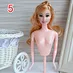 Naked Baby Handmade Princess Cake Decoration Half Doll Mold Toppers for Cakes
