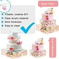Acrylic Cake Display Rack Acrylic Cake Stand With Led Acrylic Cake Tray For Wedding Party Decoration
Clear Acrylic Fillable Cake Stand Cake Tillers Decoration For Baking Tools Acrylic Cake Stand Led Lights Clear Fillable 3-Tier Cake Riser 6 Inch 8 Inch 10