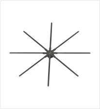 A150 3d holographic led fan