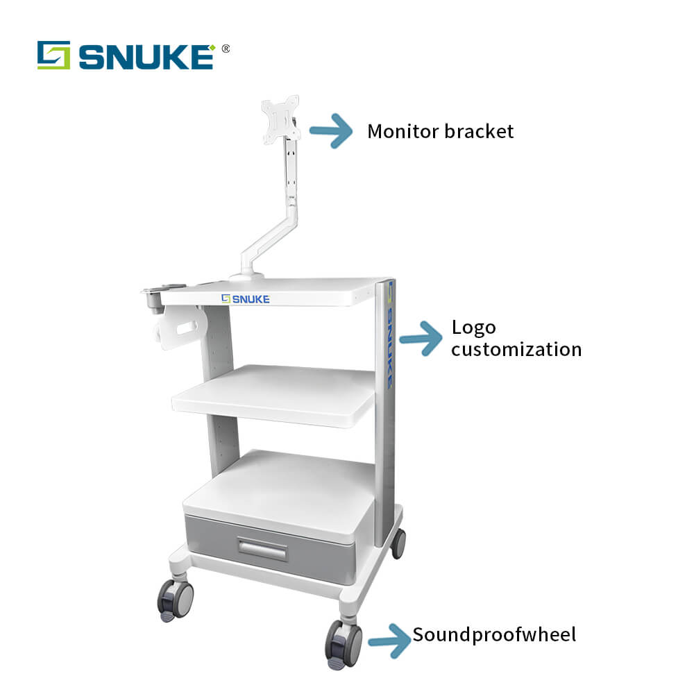 medical endoscope cart trolly,medical monitor trolley,laparoscope trolley