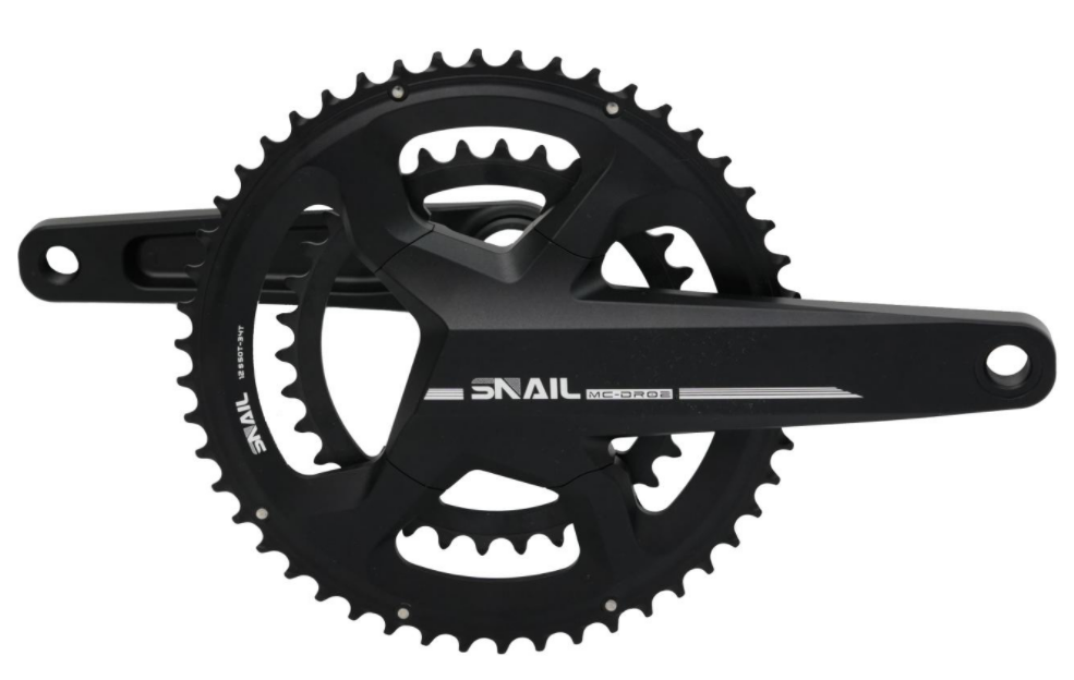 road bike double disc crankset