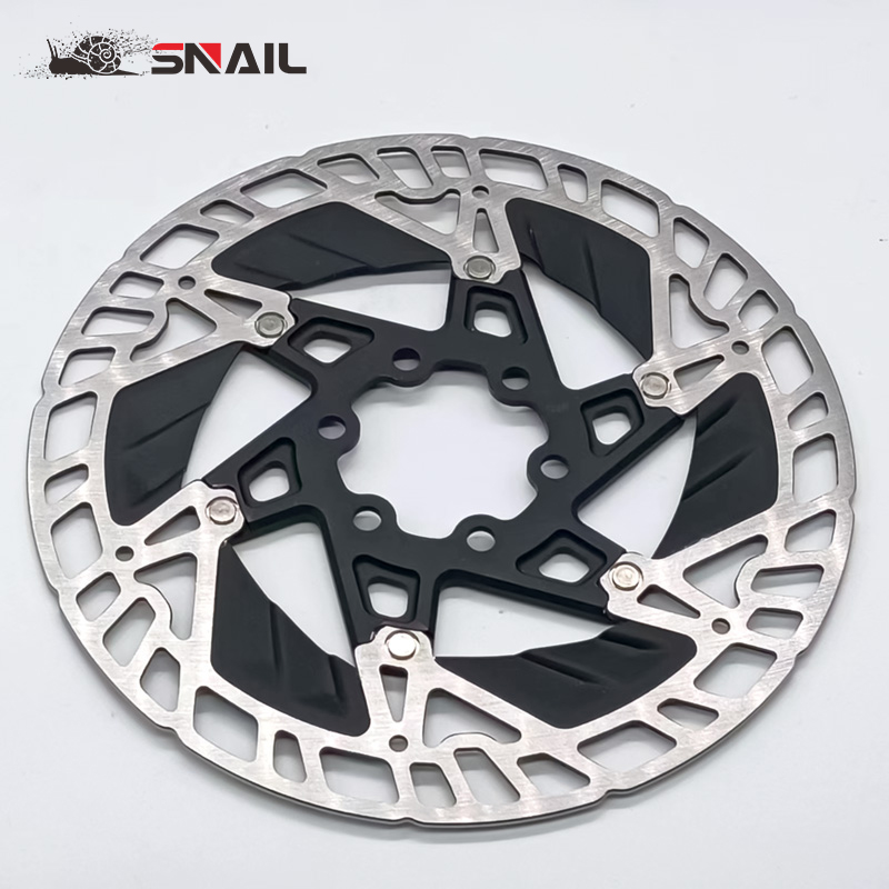 Bicycle brake rotor Floating Rotor With Heat Sink