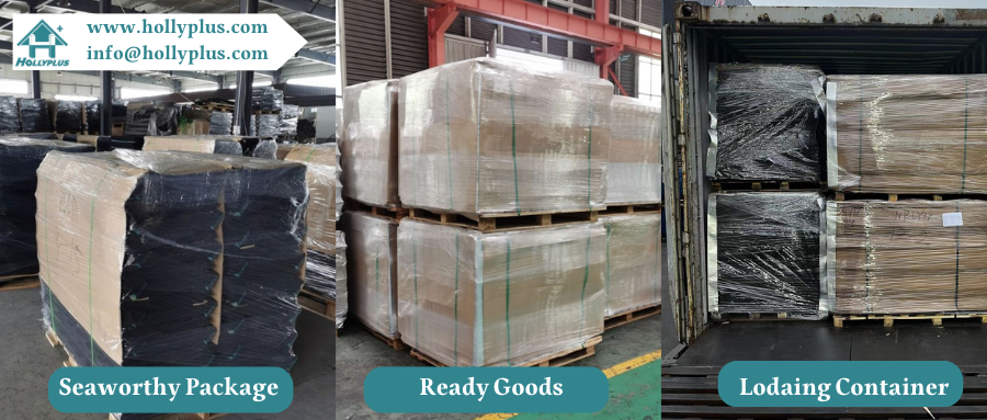 pacakge delivery of stone coated steel roof tiles