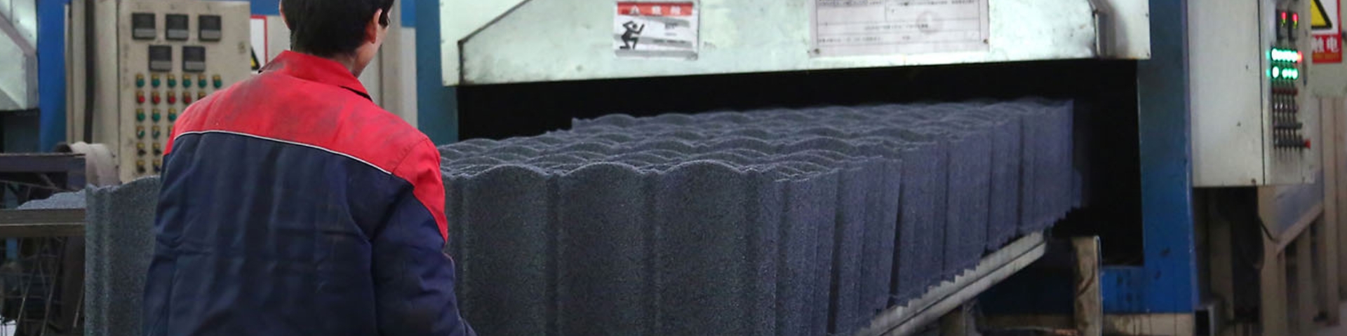 stone coated steel roof tile factory