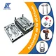 Custom injection molding provides customized solutions to produce high-quality plastic parts with high precision and consistency. This cost-effective manufacturing method is commonly used in different industries such as medical and consumer goods.
