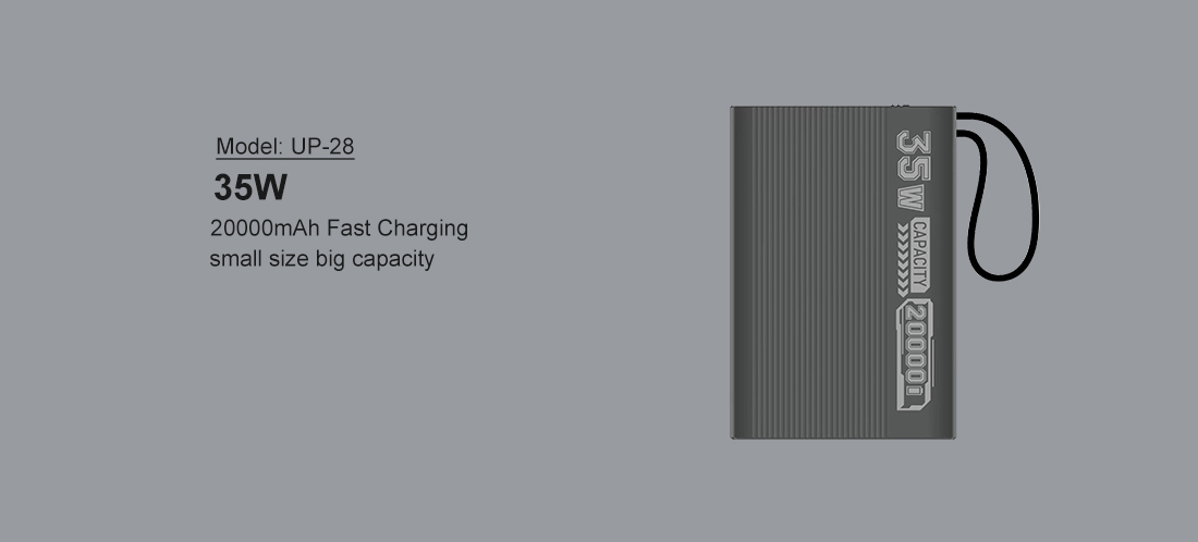 35W super fast charging 20000mah power bank
