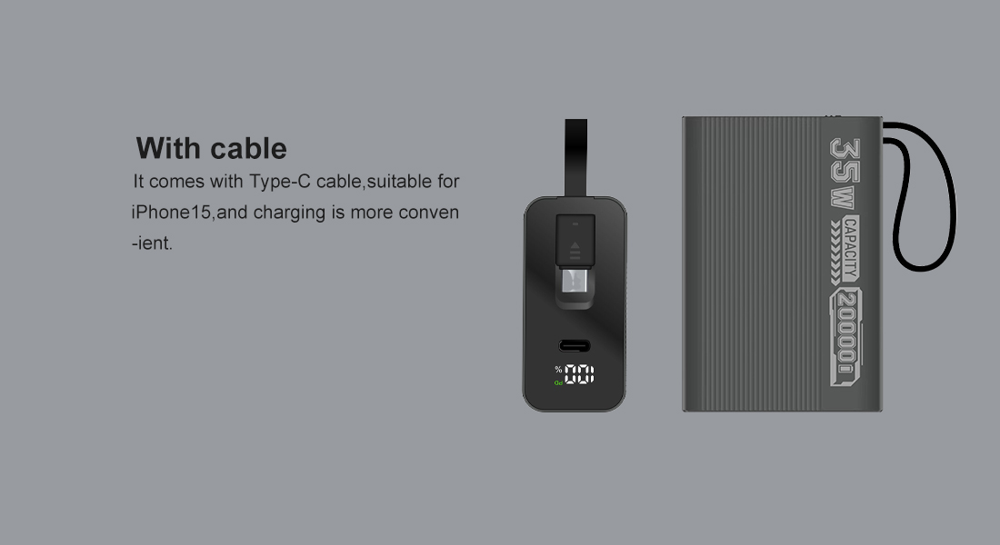 with cable power bank