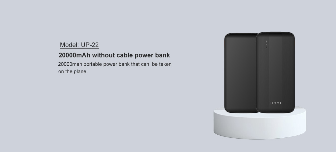 20000mah without cable power bank