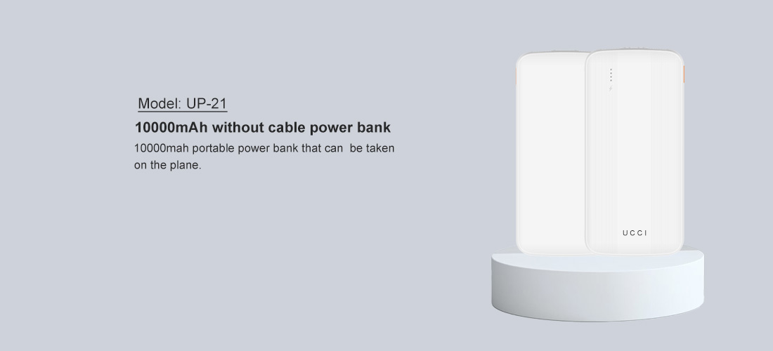 10000mah without cable power bank
