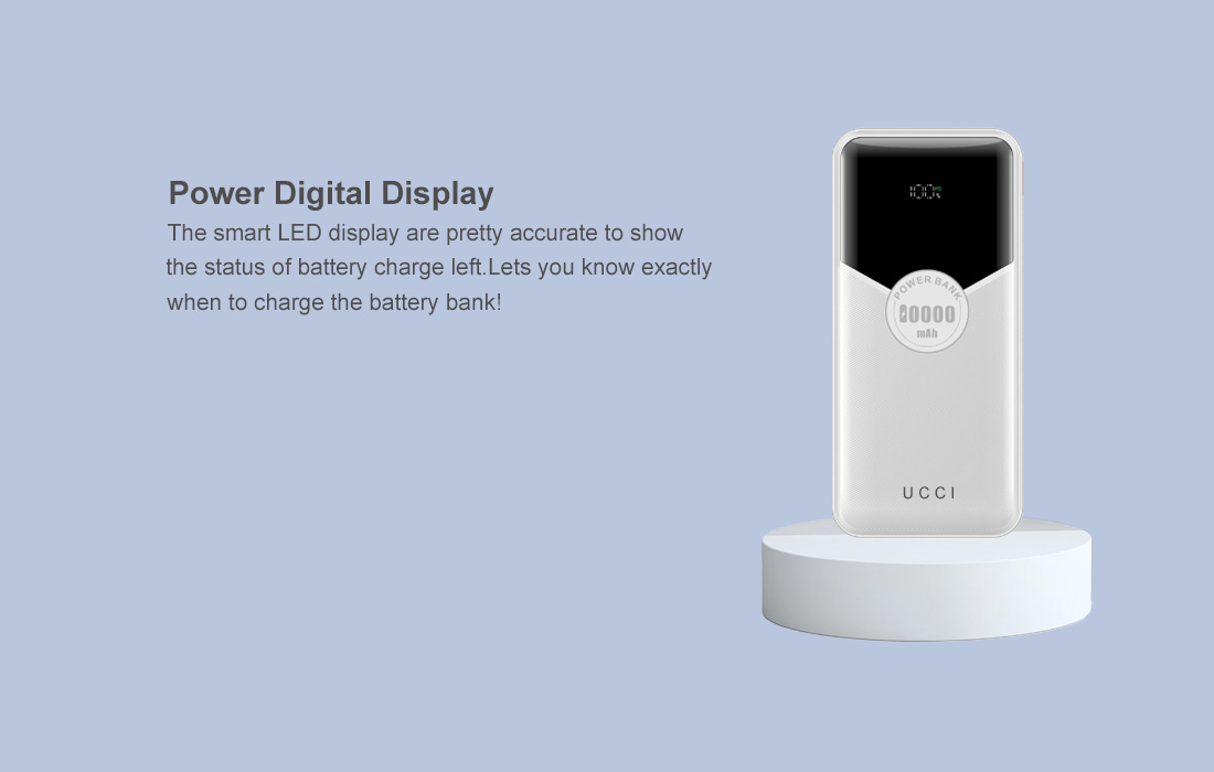 digital display power bank