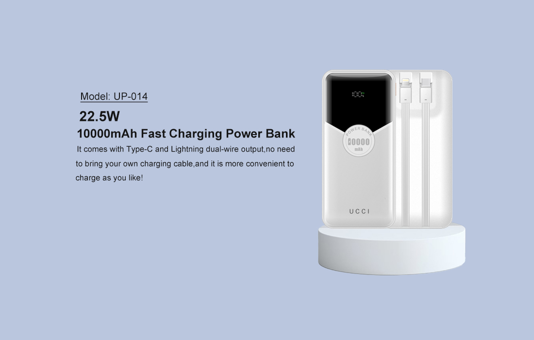 10000mAh with cable PD22.5W fast charging power bank