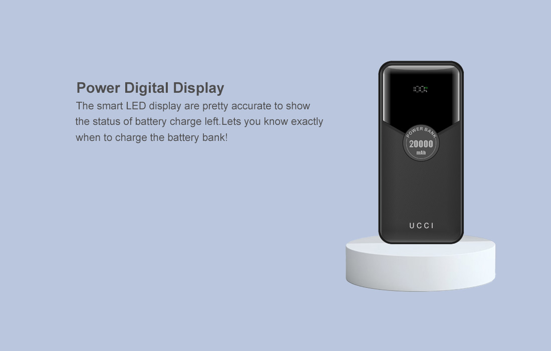 digital display power bank
