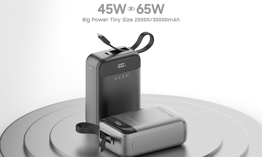 45W portable with cable power bank