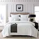 Wholesale 5 Star Bed Linen 100% Cotton Flat Sheet Wholesale Custom Solid Quilt Cover Set Hotel Bedding Sets