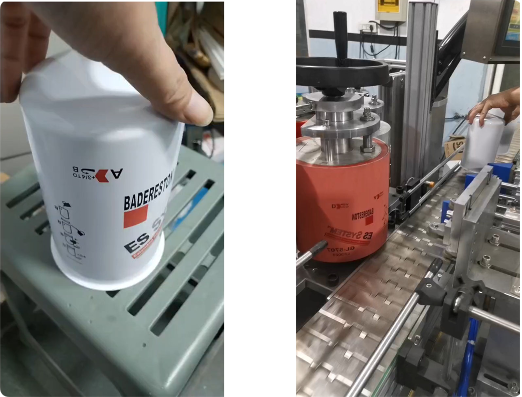 Spin-on Oil Filter Double Colors Printing Machine