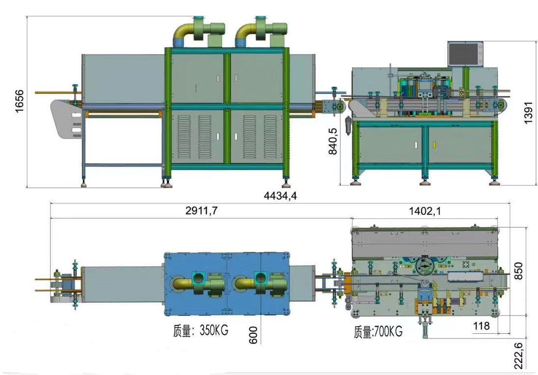 Spin-on Oil Filter Double Colors Printing Machine