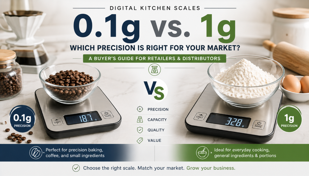 0.1g vs. 1g Kitchen Scales: Which Is Right for Your Market?