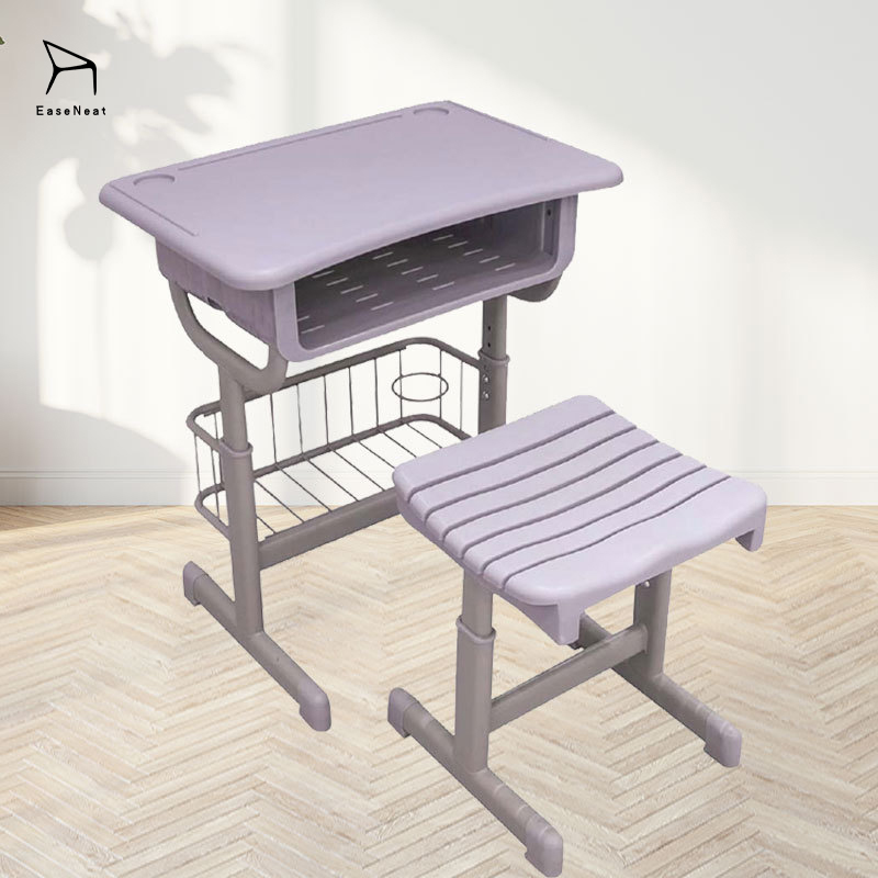 Student Desk and Chair,Classroom Desks and Chairs,Ergonomic Chair for Students High Quality Modern Design Student Desk Chair Wholesale Low Price Metal Furniture for Middle School Classroom High Quality Table