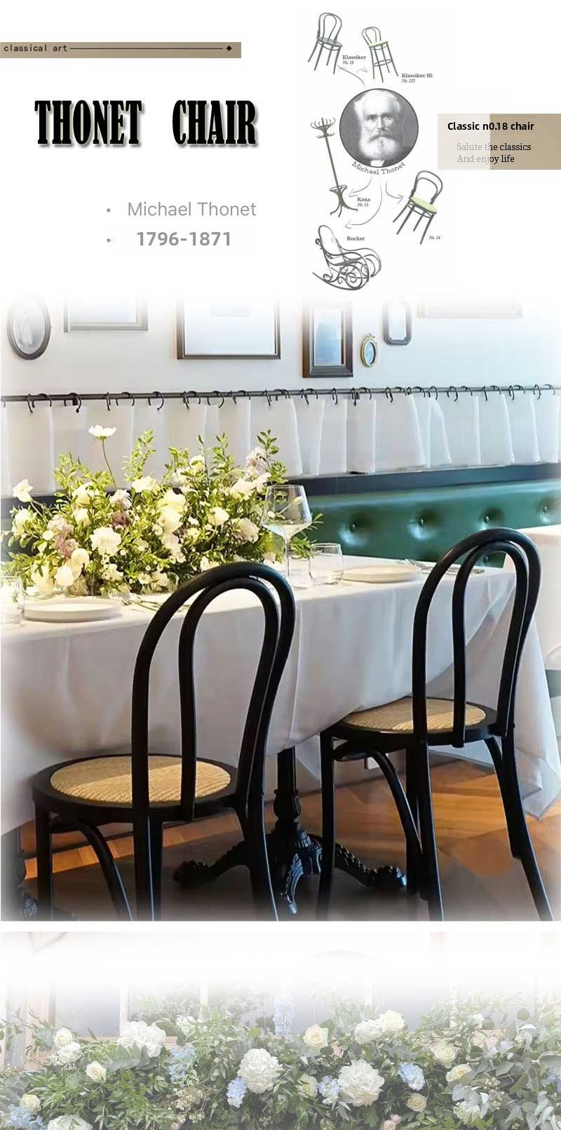 Wood Dining Chair,Natural Wood Dining Chairs,Solid Wood Dining Chairs Wholesale High Quality Rattan Seat Antique Solid Wood Dining Chair For Banquet Party