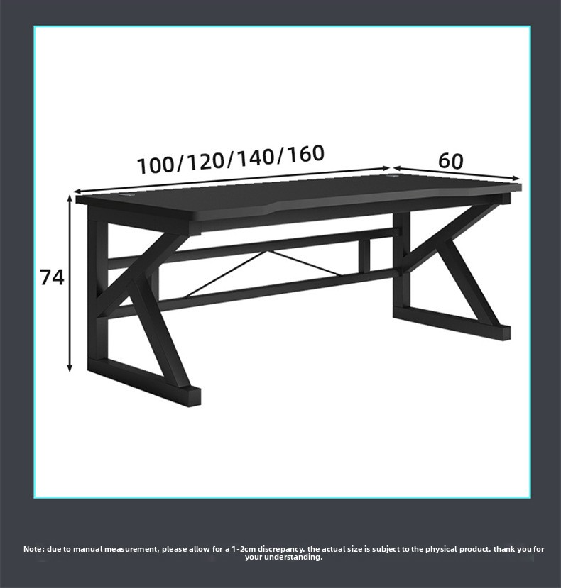 Gaming Desk,Long Gaming Desk,Metal Gaming Desk Wholesale Ergonomic Black Carbon Fiber Board Gaming Table Portable with LED Lights