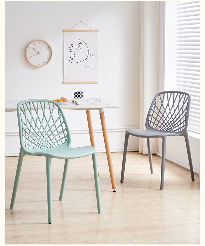 Wholesale Modern Plastic Dining Chairs with Backrests Eco-Friendly Stackable for Dining Room Living Room Mall,Cheap Dining Chairs , Home Use Cheap Dining Chairs , Modern Home Use Cheap Dining Chairs