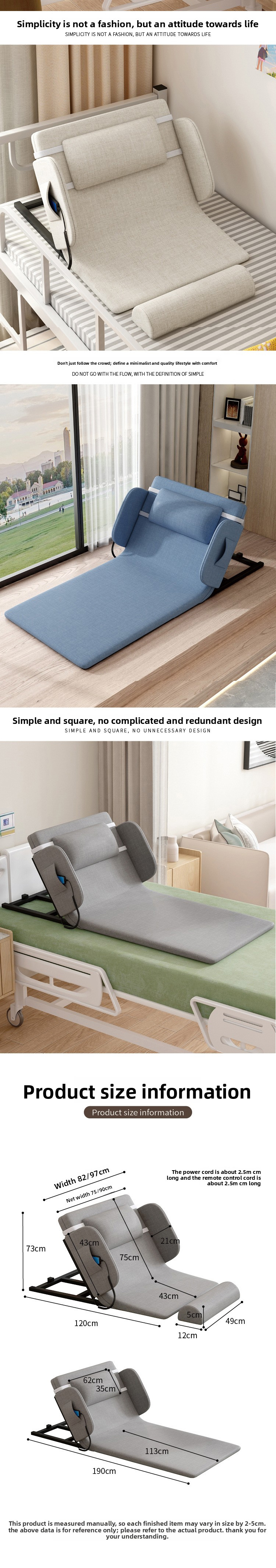 Electric Mattress,Best Mattress,Pillow Mattress EaseNeat Cheap Intelligent Automatic Electric Mattress Lifting Metal Bed Frame Multifunctional Remote Control