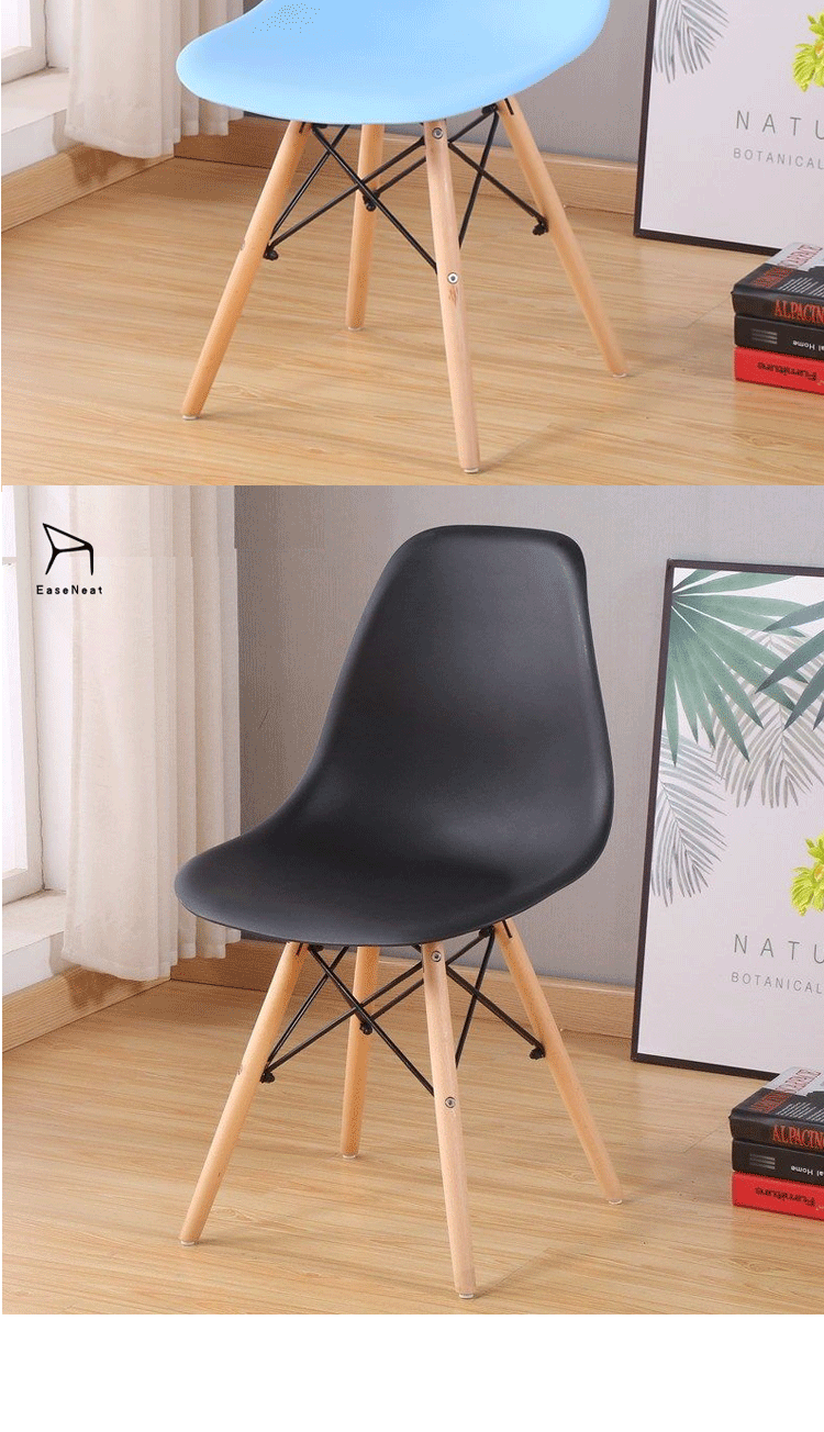 Chair Stool Plastic,Plastic Outside Chair,Plastic Chair Supplier,Modern Classic Plastic Dining Chairs with Wooden Legs Stackable Home Furniture for Dining Room for Mall Gym Low Price Supplier