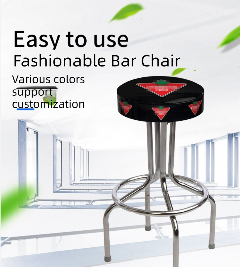 Bar Stools,Leather Counter Height Bar Stools,Custom Bar Stools Manufacturer 360 Degree Rotating Bar Stools Commercial Metal Frame for Cafe Kitchen