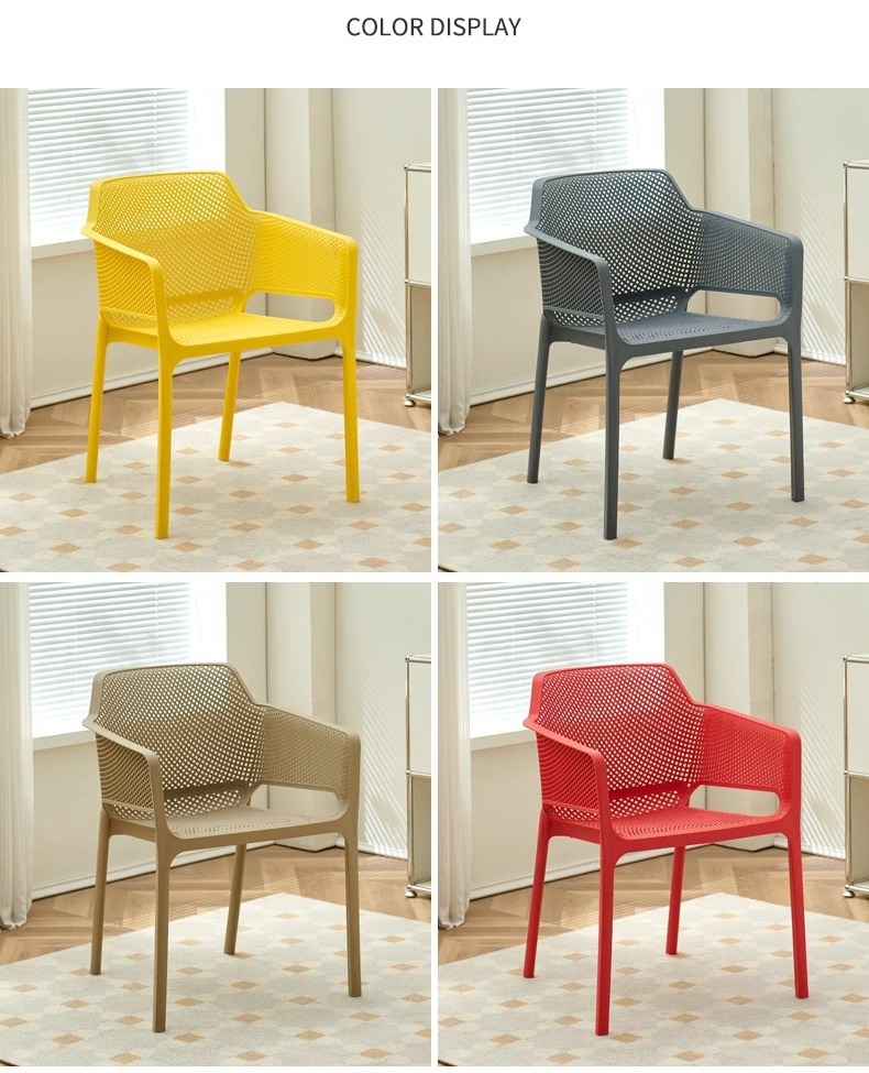 Choose from eight trendy colors including Peacock Blue, Camel, and Red to match any decor.Courtyard Chair , Outdoor Courtyard Chair , Plastic Outdoor Courtyard Chair