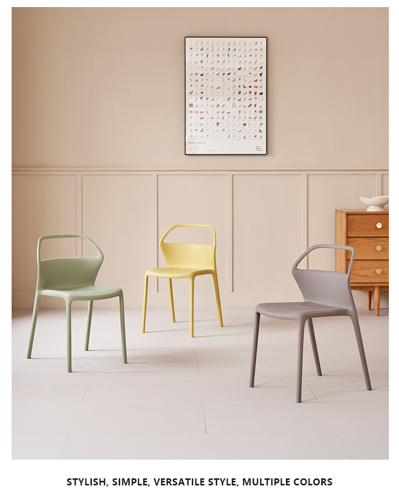 Nail Salon Chair , Plastic Nail Salon Chair , Modern Plastic Nail Salon Chair,Modern Design Lightweight Extendable Farmhouse Plastic Dining Chairs Wholesale for Home Outdoor Leisure Gym Office Use