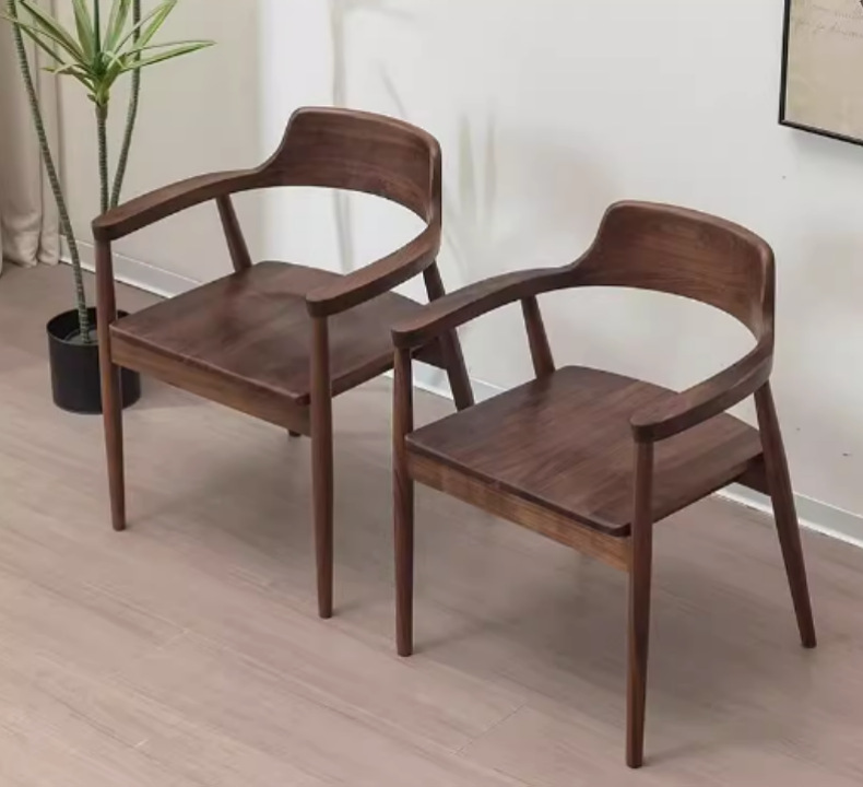 Wood Dining Chairs,Solid Wood Dining Chairs,All Wood Dining Chairs Wholesale Modern Indoor Solid Wood Dining Chairs Are Used in the Dining Room and Living Room Hotel Villa