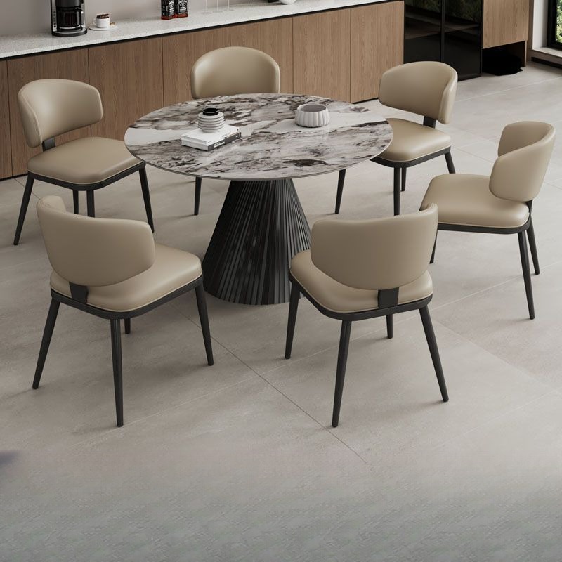 Leather Chairs,Leather Side Chairs,Leather Arm Chairs EaseNeat Restaurant Furniture Nordic Banquet Cafe Chair Outdoor Dining Leather Chairs