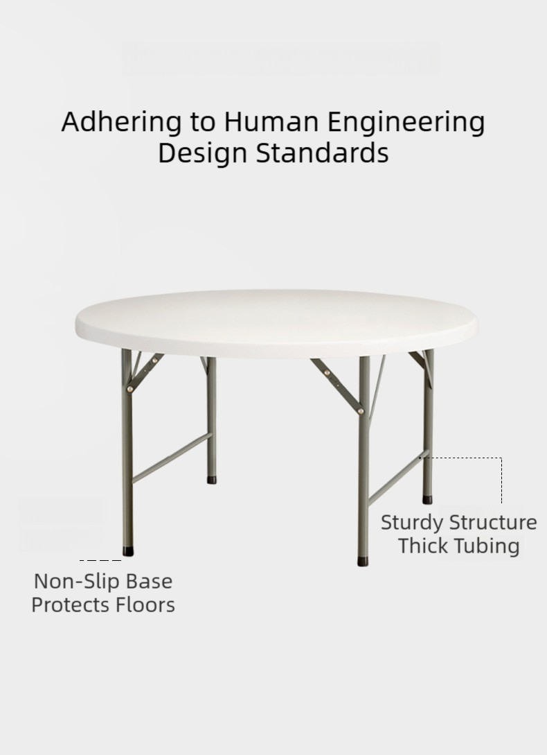 Plastic Table,Cheap Plastic Tables,Round Plastic Outdoor Table Wholesale Commercial Grade Foldable Round Plastic Table 152cm for Banquet and Hotel