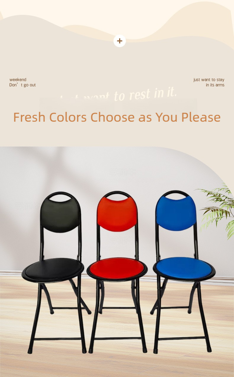 Folding Dining Chair,Foldable Outdoor Dining Set,Fold Up Dining Room Chairs EaseNeat Portable Folding Dining Chair With Metal Frame for Family Office Hotel and School