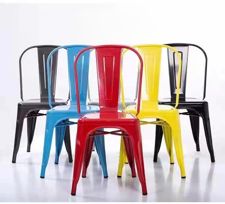 Metal Restaurant Chairs , Dining Metal Restaurant Chairs , Iron Dining Metal Restaurant Chairs