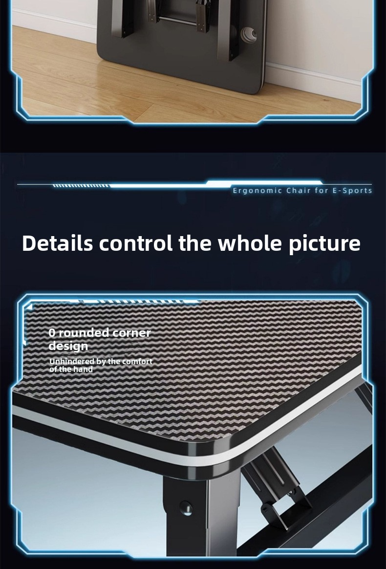 Gaming Desk,Long Gaming Desk,Metal Gaming Desk Manufacturer Modern Minimalist Carbon Fiber Panel Foldable Double-person Gaming Table