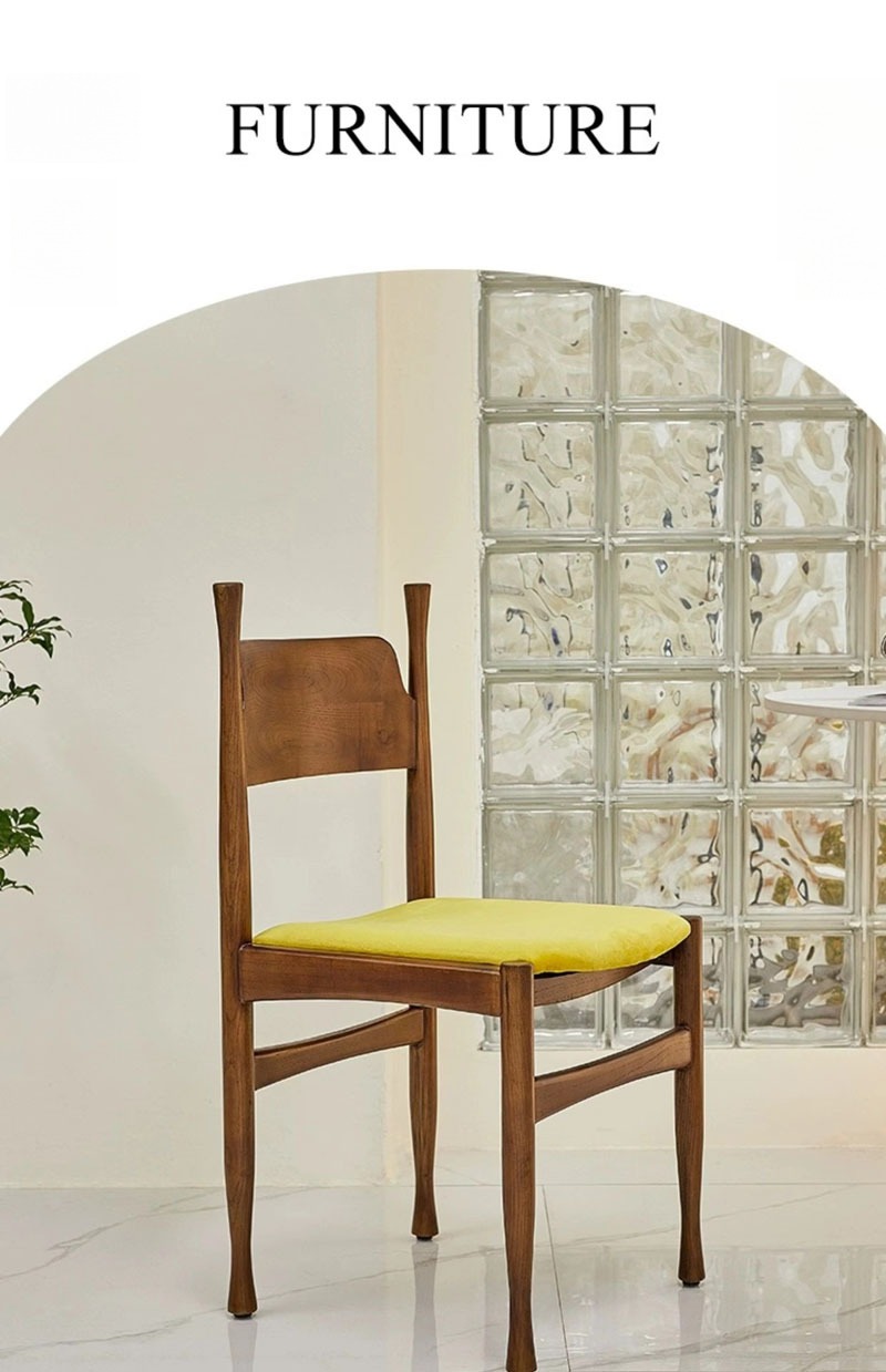 Solid Wood Dining Chair,Black Wood Kitchen Chairs,Light Wood Dining Set Wholesale French High Back Solid Wood Dining Chair With Fabric Cushion for Home Restaurant