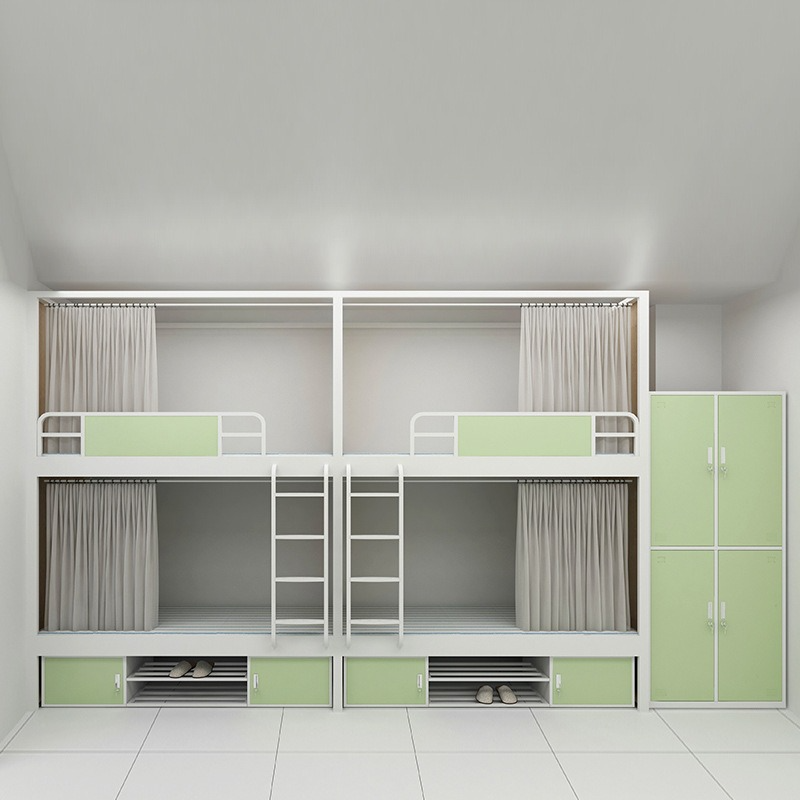 Bunk Bed,Big Lots Bunk Beds,Best Bunk Beds for Adults Manufacturer Modern Metal Bunk Bed Children's Loft with Hostel Bed with Wardrobe and Desk