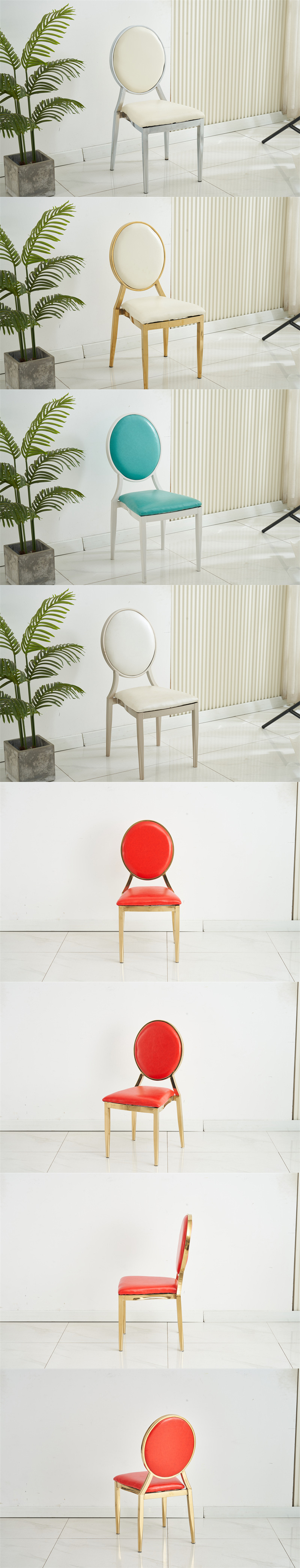 Hotel Chairs,Hotel Dining Chairs,Hotel Banquet Chairs Hot Selling Cheap Gold Round Metal Hotel Chairs Can Be Stacked Wedding Party Banquet Activity Chairs Modern