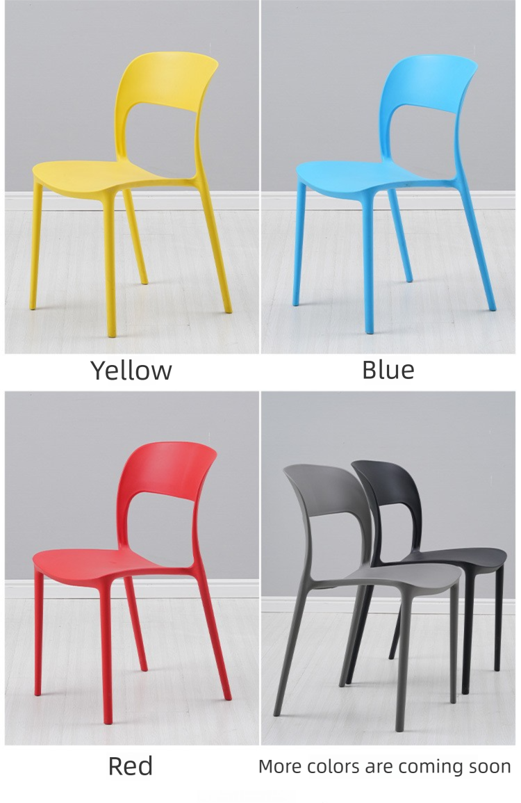 Dining Chairs,Plastic Dining Chairs,Dining Chairs White Plastic Supplier Modern Durable Plastic Dining Chairs Colorful Stackable Lightweight Cheap Living Room Cafe bar Outdoor Garden Furniture