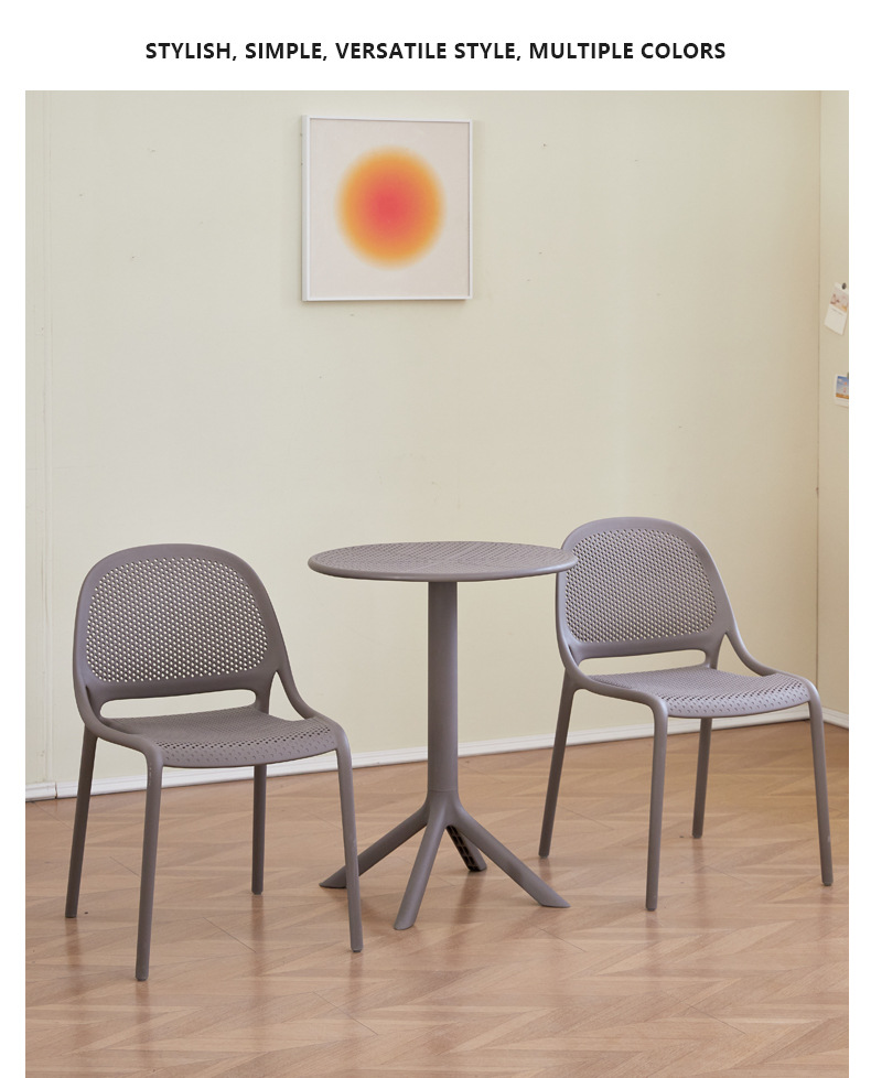 Dining Table , Plastic Household Dining Table and Chair,Modern Dining Table Chairs Manufacturer Household Plastic Furniture for Home Office Outdoor Living Room Bedroom Stackable