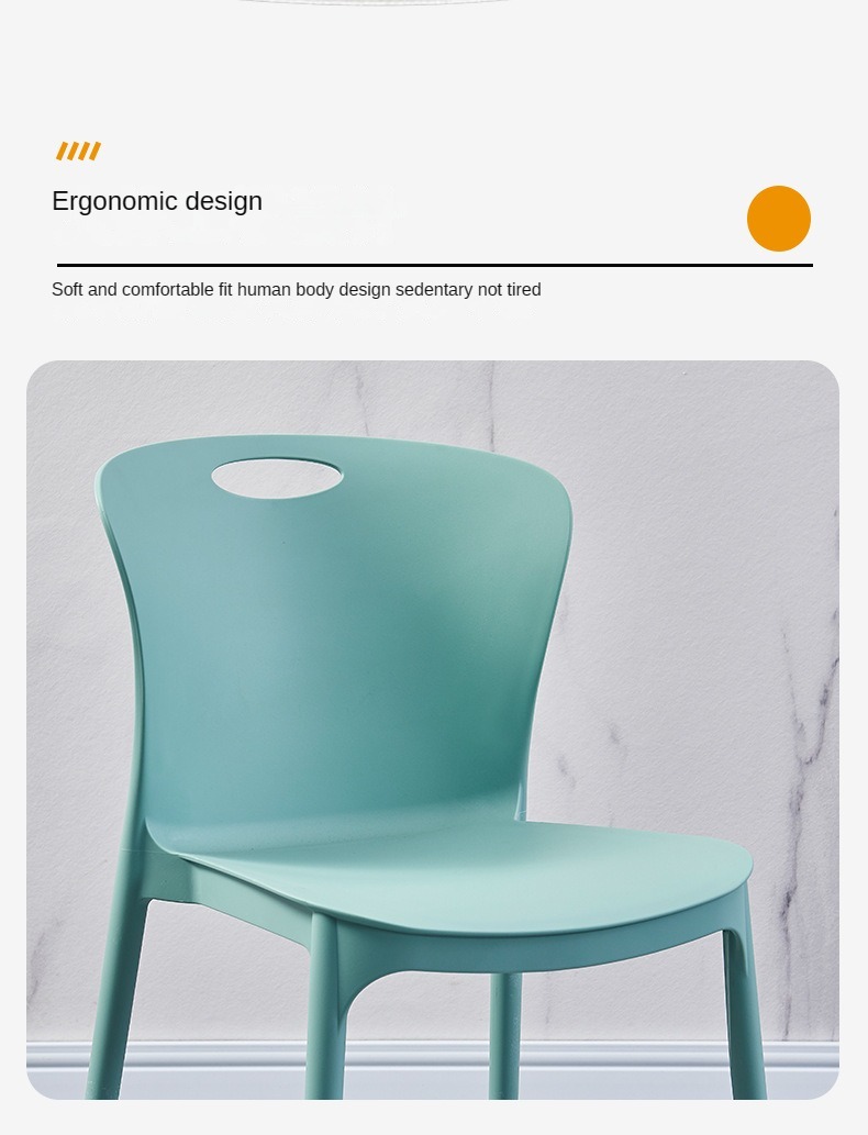 Modern Nordic-Style Colorful Plastic Stackable Dining Chairs for Restaurant and Home Wholesale for Mall Use,high quality Plastic Chairs , Minimalist high quality Plastic Chairs , Nordic Minimalist high quality Plastic Chairs