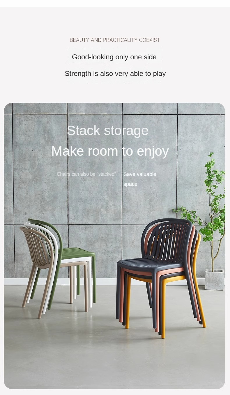 Minimalist Plastic Chair , Home Minimalist Plastic Chair , Nordic Home Minimalist Plastic Chair,Nordic Style Minimalist Plastic Chair With Modern Design Suitable For Dining Living Bedroom